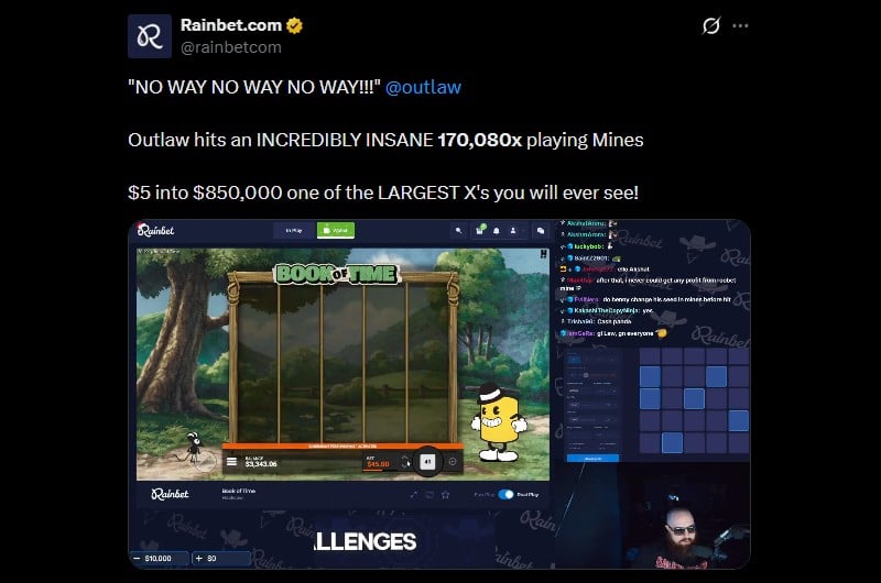 Twitter Mines Multitasking 850K Mines Win